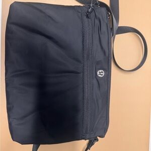 Lululemon Athletica Black Messenger Bag Sleek Minimalist Design